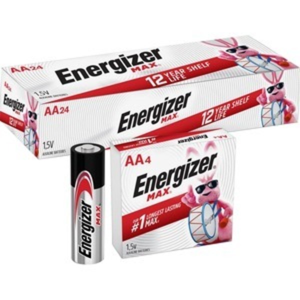 Energizer Battery, Black, Max Aa, Enrgzr EVEE91BX